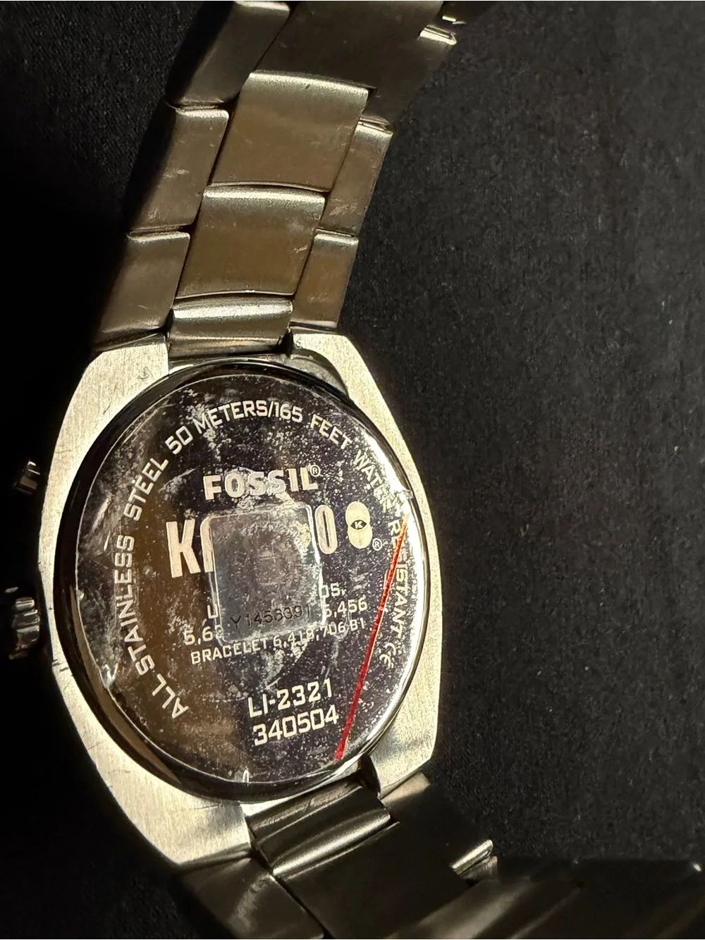 University of California CAL Fossil Kaleido Flashing Logo Watch Model LI2321